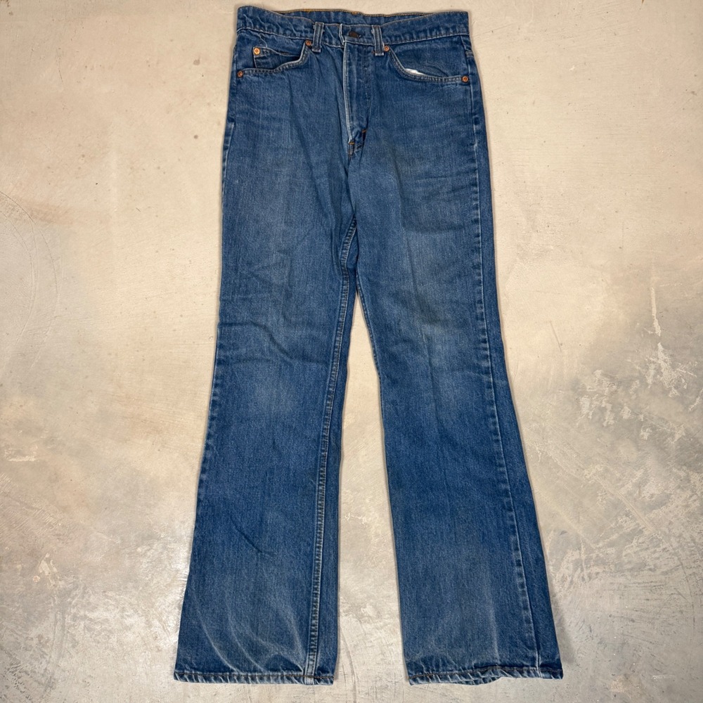 Vintage 1982 Levis 517 Orange Tab Jeans 30x31 Made USA Bootcut Denim 20517 0217